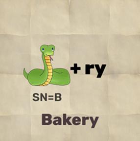 Image riddle with a faucet and the letters MA next to it. Solution: bakery